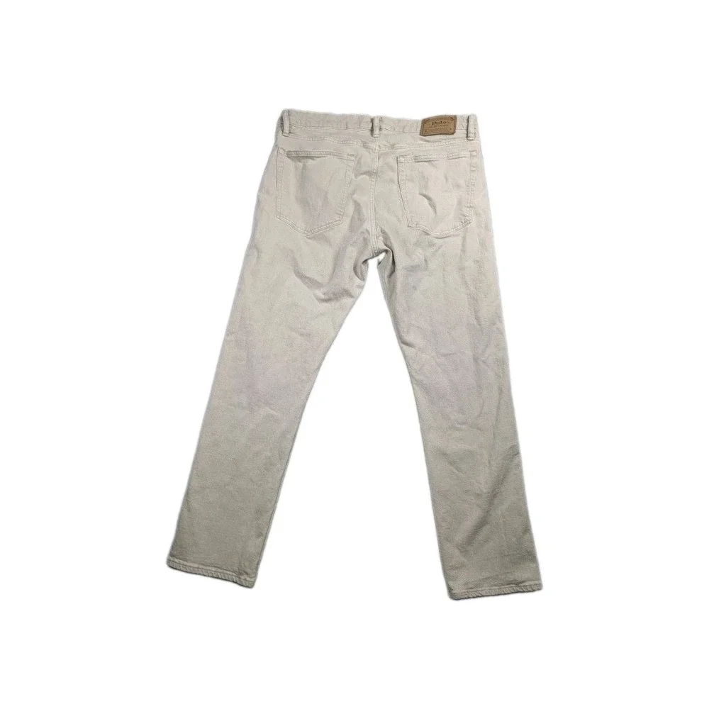 Polo Ralph Lauren Varick Slim Straight Gray Jeans Pants 5 Pocket Size 52x30